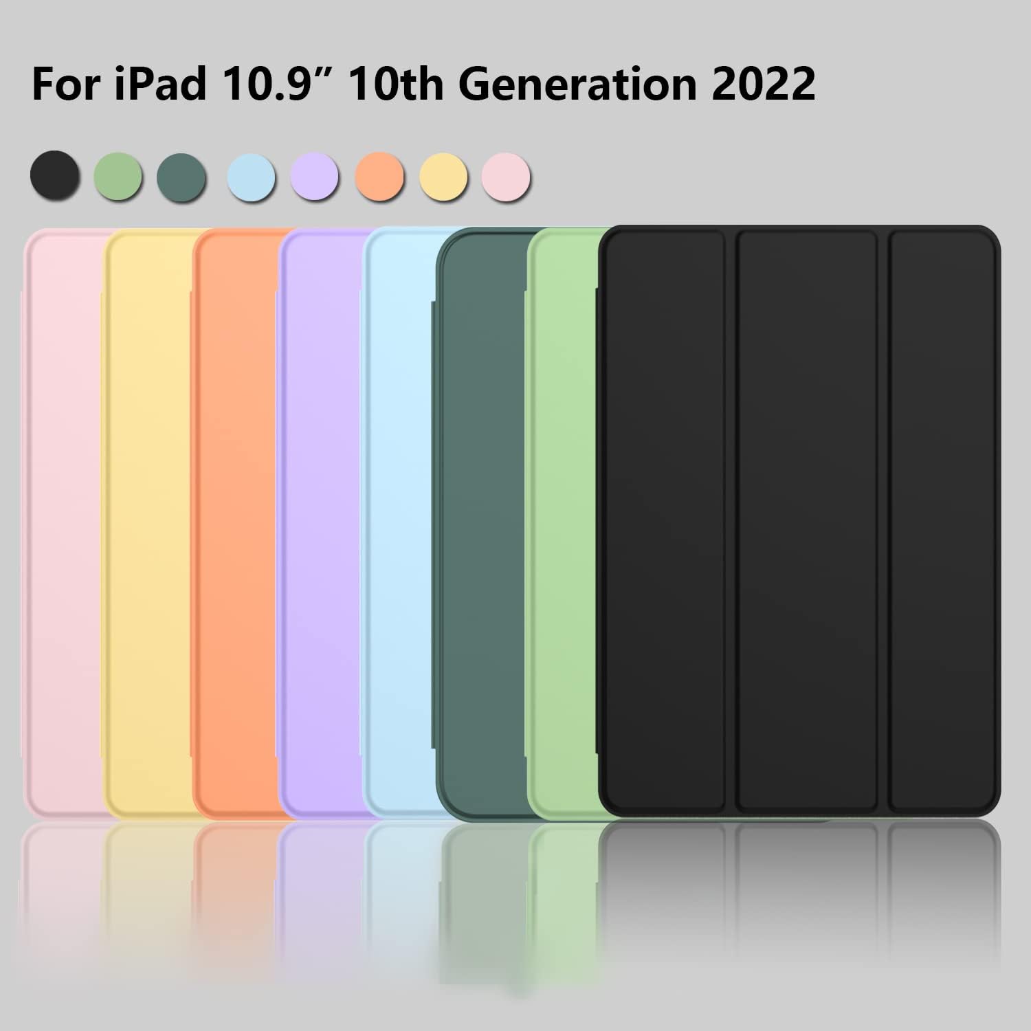 Good iPad Pro 10.5" 2017 Cases-Durable PU Leather Cover with Soft TPU Back Shell